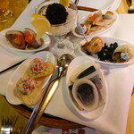 スカンディヤ - 定番オードブルの皆さん。