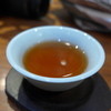 二壺軒 Tea Art 『唐山茶棧』 - ドリンク写真:最初の一杯。綺麗な淡い色合いのプーアールですね。