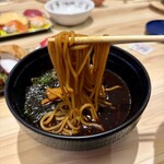 スシロー - 黒胡椒濃口黒醤油ラーメン