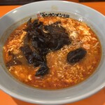 元祖ニュータンタンメン本舗 - 料理写真:タンタンメン（中辛）きくらげトッピング