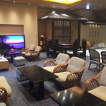 浜湖月 - 朝食の後のドリンクはこちらのお部屋に移動していただきます