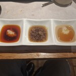 しゃぶしゃぶれたす - しゃぶしゃぶのタレの追加です。