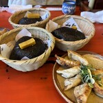 いろり山賊 玖珂店 - 山賊むすび&餃子