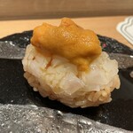 浅草壽司清 - アオリイカとウニ