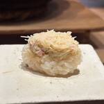 初音鮨 - 松前ガニ(牡蠣の代わり)