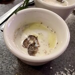 食堂Light - ＜9種の前菜盛り合わせ ＞ ◆フランス菊芋と黒トリュフのポタージュ