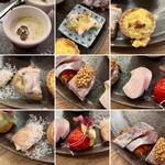食堂Light - ＜9種の前菜盛り合わせ ＞1,650をオーダー。16時まで限定かつ事前予約。