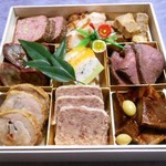 阪南洋風食堂クゥクゥ - おせち　弐の重　お肉の重