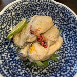 手打ち蕎麦 銀杏 - 牡蠣オイル漬け