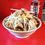 ラーメン二郎 三田本店 - 小豚W(小豚+現金100円)
