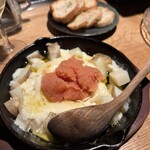 Dochaku - 明太子ときのこのアヒージョ