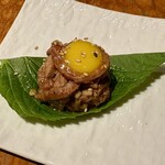 韓花 - 和牛炙りユッケ