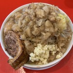 ラーメン 男盛 - 料理写真:二郎系ラーメン　1,180円　味玉　120円