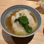 鮨 さんじ - 鱈の白子の蕪蒸し　優しい味です