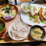 野菜の産地直売所 ベジタブルキッチン ONION - おばんざいビュッフェと長崎県産 アジフライランチ