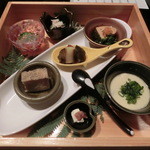 天ぷら　酒菜　醍醐 - 今回の前菜。