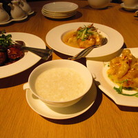 中国料理 「王朝」 ヒルトン東京 - 海老、スープ