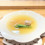 美味いもん屋 わ多なべ - アオザメのフカヒレ 天然すっぽん餡掛け