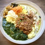 アリー コーヒー - ◎ランチセット　カレー三種盛り
