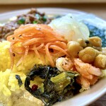 アリー コーヒー - ◎ランチセット　カレー三種盛り