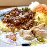 アリー コーヒー - ◎ランチセット　カレー三種盛り