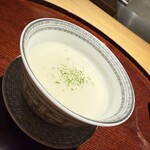 銀座 青天 - 蕪のスープ