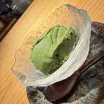 銀座 青天 - 抹茶アイス