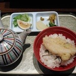 元祖 瓦そば たかせ - ふぐ天茶漬けセット