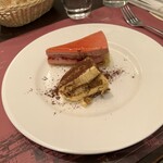 サバティーニ・ディ・フィレンツェ 大丸東京店 - フランボワーズのムースとティラミス