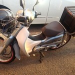 らーめん芝浜 - 来店４０回以上の強者常連さんのバイク