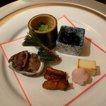 銀座ろくさん亭 - 前菜 6種盛