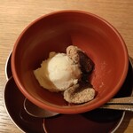 銀座ろくさん亭 - バニラアイスとわらび餅