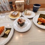 はま寿司 - カキフライ、白子、イカ三種、光り物三種