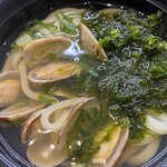 はま寿司 - アサリとあおさんのうどん