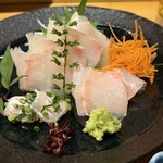 旬彩 はやさか - 平目の刺身