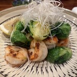 酒ト飯 ヤマダ - 海老と芽キャベツバター