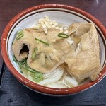 日の出製麺所 - 熱かけお揚げトッピング