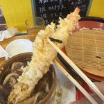 武蔵野 伝統の味 涼太郎 - 肉汁天ざるうどん6L 天ぷら