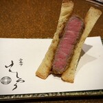 西麻布けんしろう - 厳選ヒレ肉のブリオッシュカツサンド   〜ディップソース〜  