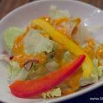 ステーキハウスB&M - サーバーサービスのサラダ　【2014年12月】