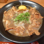 麺よし - 徳島ラーメン・バラ肉増量・生玉子入り