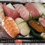 魚政 - 魚屋さんなのに 上手な握り