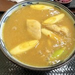 末広庵 - カレー南蛮うどん990円