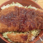 あさひプライムスキー場レストラン - ソースかつ丼アップです。