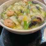 珍來 - 料理写真:エビあんかけ丼