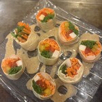 京都きん家 - 京水菜のゆば巻　彩りきれい