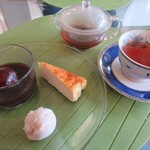 壱弐参 CAFE - デザート、紅茶（アールグレイ）
