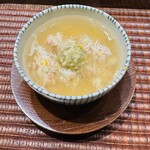 大阪天満宮 鮨とよなが - 松葉蟹の茶碗蒸し