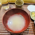 大阪天満宮 鮨とよなが - しじみ汁