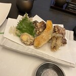 入谷鬼子母神門前のだや - 蒲焼の天ぷら